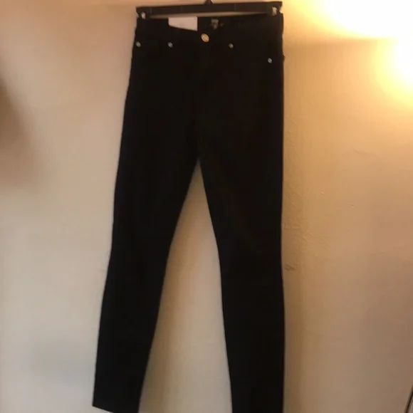 7 For All Mankind Women’s Skinny Jean Black - Picture 4 of 6